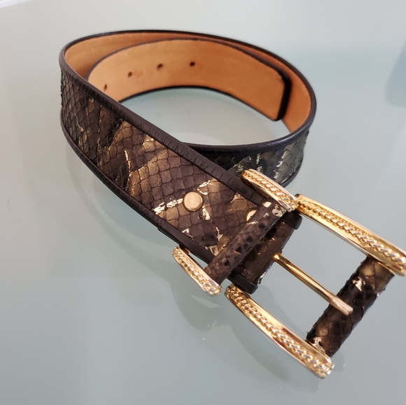 Snakeskin belt - Picture 2 of 7